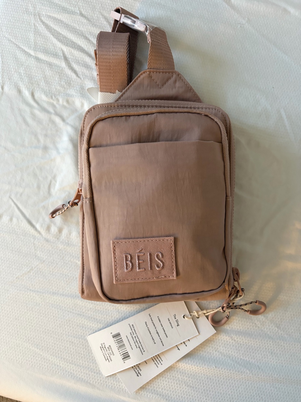 BEIS Crossbody Bag in Mauve
